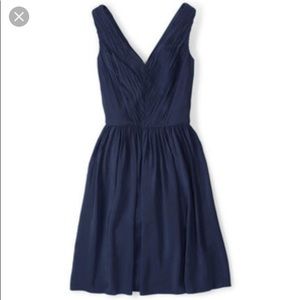 Biden Swishy Dress Navy 6